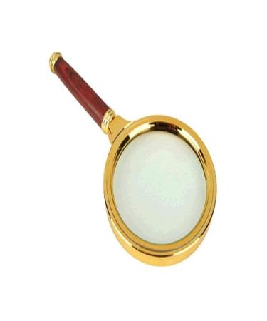 Spacmirrors Magnifying Glass 80Mm Magnifying Glass Mahogany Hand-held Magnifying Glass Magnifying Glass for Reading Circuit Appraisals Magnifier