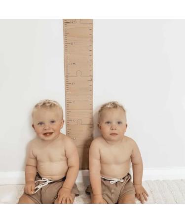 5Pcs Wooden Growth Chart Children's Height Ruler Wall Hanging Height Baby Height Charts Height Ruler Milestone Markers Light House Decorations For Home 40-180cm - Buy Online on GoSupps.com