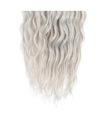 DSOAR Deep Twist Crochet Hair - 22 Ombre Kinky Curl Braiding Hair Extensions - 3 Packs Silver/Gray Synthetic Hair - Buy Online on GoSupps.com