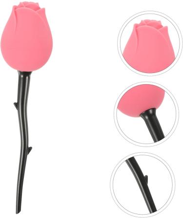 Ipetboom Rose Foundation Brush Creative Makeup Brush Tool Facial Tools Face Brush Rose Makeup Brush Makeup Tools Professional Makeup Foundation Applicator Abs Handle Cosmetic Red Miss Soft - Buy Online on GoSupps.com