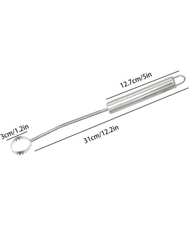 Stainless Steel Lung Remover | Chicken Slaughter Equipment Stainless Steel Poultry Lungs Remover - Comfortable Grip Multifunctional Chicken Slaughtering Lung Remover for Geese Chickens Ducks - Buy Online on GoSupps.com