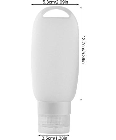 Dog Food Tube Food Tube For Dog 90 Ml Silicone Travel Bottle For Toiletries Leak Proof Refillable Squeezable Containers Dogs Refillable Tubes With Carabiner Water Hose For Pets Transparent - Buy Online on GoSupps.com