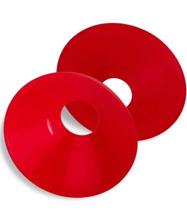 10pcs Pro Disc Cones with Carry Bag - Agility Training Cones for Soccer, Football, Basketball & More | Blue&Red Thickened Version 24g - Buy Online on GoSupps.com