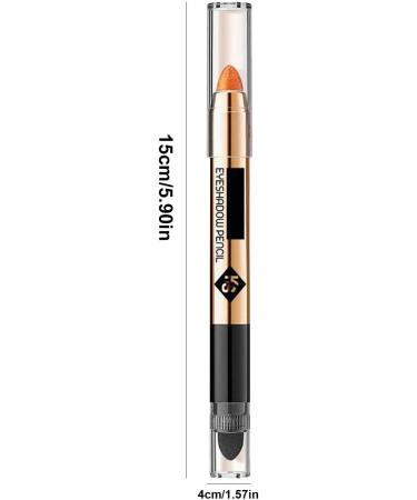 2 Shadow Pencil Pen | 2 In1 Eyeshadow Stick Does Not Fly Powder Shadow Pencil Pen for Party Night Out Dating Or Some Fancy Occasions Sugar Orange Shzons 2 Pcs 02#sugar Tachibana - Buy Online on GoSupps.com