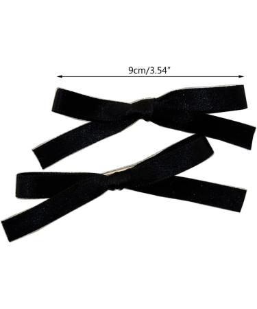 hgnxa Sweet Ballet Ribbon Hair Clip Lazy Hairpin Duckbill Hairclips Hair Barrettes for Women Side Bangs Hair Styling Tool Beige - Buy Online on GoSupps.com