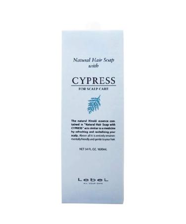 Lebel Natural Hair Soap With - Cypress - 1600ml - Refill (Green Tea Set)