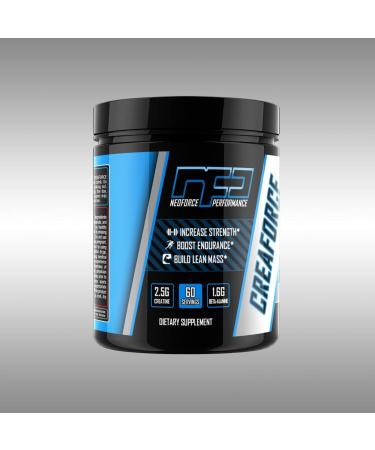 CREAFORCE Creatine and Beta-Alanine - 60 Servings, 8.99 oz - Unflavored Supplement - Buy Online on GoSupps.com