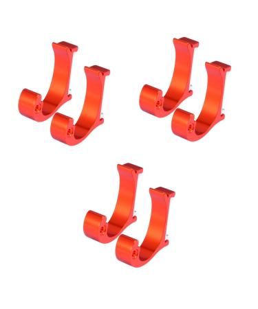 Alipis 6 Pcs Towel Hook Behind Door Hooks Removable Wall Hooks Door Hooks Screw in Dolphin Bearing Clothing