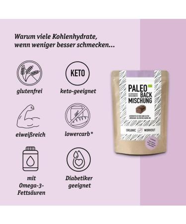Paleo Baking Mix 10 Pack - Gluten-Free Low-Carb Protein Bread Alternative | Organic Clean-Eating Cereals-Free - 300g - Buy Online on GoSupps.com
