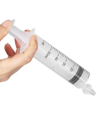 Professional Baby Nose Syringe Set - 4PC Reusable Portable 10ml 20ml 30ml 60ml with Silicone Suction Cup for Effective Nose Rinsing - Buy Online on GoSupps.com