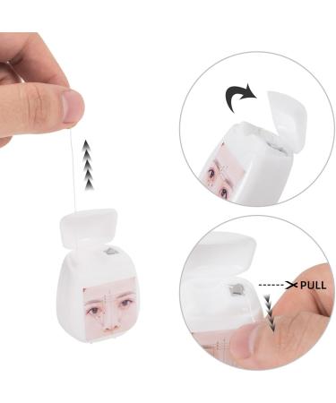 shamjina Pre Inked Eyebrow Mapping String Measuring Tool 10 Meters String for Eyebrows Eyebrow Maker Thread White Ink - Buy Online on GoSupps.com