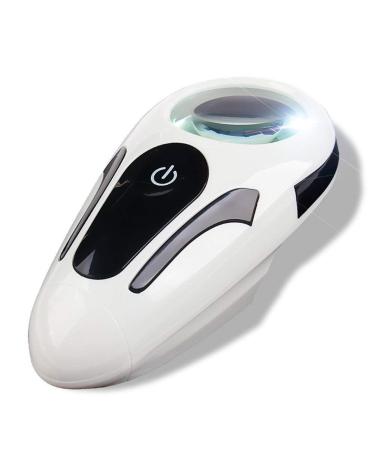 Magnifying Glass Handheld 5X Magnification with 3 LED Lights Portable HD Large Lens for The Elderly and Students Reading to Observe Tiny Creatures Made in China