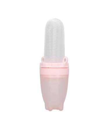 Buy Pink Silicone Baby Feeder & Squeezing Spoon - Skin-Friendly Safe Toothed Pacifier for Outdoor Use - Buy Online on GoSupps.com