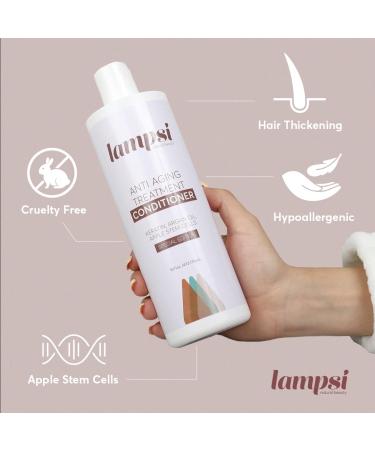 Lampsi Conditioner - Anti-Aging Treatment with Apple Stem Cells & Keratin | Paraben & Sulfate-Free for All Hair Types - International Shipping Available - Buy Online on GoSupps.com