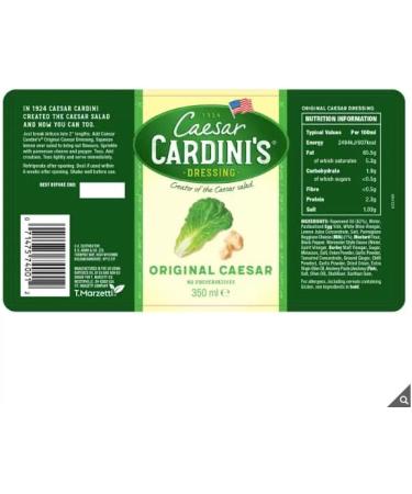 Cardini's Original Caesar Dressing 3 x 350ml - Buy Online on GoSupps.com