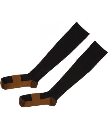 Copper Fiber Compression Socks for Diabetic S/M - Ankle Support, Stress Relief & Improved Circulation - Buy Online on GoSupps.com