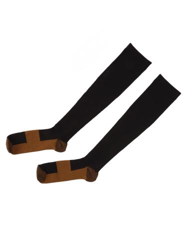 Compression socks diabetic socks stress relief copper fiber improve blood circulation soft for diabetics in pain (XXL)