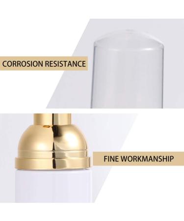 FRCOLOR 12pcs Mini Foam Pump Bottles (Golden) - Travel Cosmetics Refillable Containers for Shampoo, Cleanser, Lotion - Buy Online on GoSupps.com