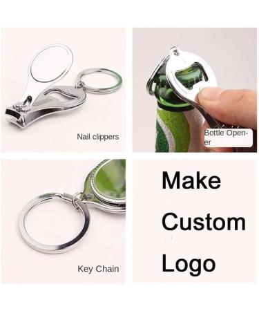 1Pc Round Stainless Steel Big Large Heavy Duty Keychain Finger Toe Nail Beauty Care Tool Cutter Trimmer Clipper with Beer Opener C1 - Buy Online on GoSupps.com