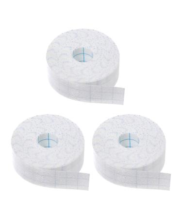 Beaupretty Accessories Hats 3 Rolls of Hat Sweat Protectors Breathable Absorption Pads Sticky Sweat Liners Hat Hard Hat Lids White