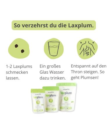 Buy Laxplum: Fermented Green Plum for Digestion - 90 Pieces | Perfect for Travel & Fasting - Buy Online on GoSupps.com
