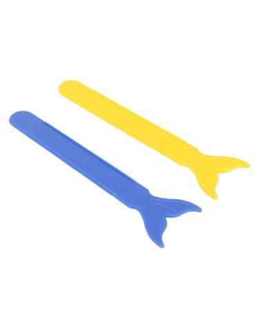 2Pcs Tongue Scraper & Trainer - Portable Kids Plastic Oral Care Tool for Muscle Strength & Hygiene - Buy Online on GoSupps.com