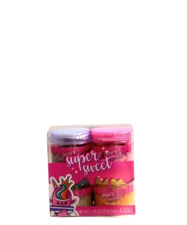 Super Sweet Moldable Soaps 4-Piece Set | Fun Creative and Gentle on Skin | Mango Melon Grape Berry