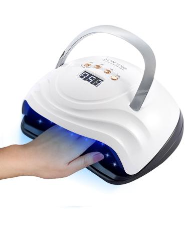 CLIUNT 380W UV Nail Lamp 81 Beads Nail Dryer UV Lamps for Gel Nails Nail Lamp for Gel Polish LED Nail Lamp with Automatic Sensor&4 Timer Setting Home and Salon Use