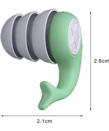 Erhigher Earplugs Ergonomic Silicone Ear Plugs 25 DB Noise Reduction Waterproof Reusable Dust-proof Hearing Protection Earplugs for Work Sleep Study Focus Snoring Parties Black - Buy Online on GoSupps.com