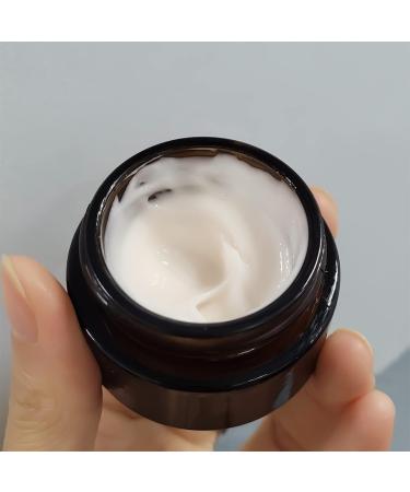 6 Pack 30ml Refillable Cosmetic Containers - Brown Glass Ointment Pots with Black Lids for Travel Lotions Creams & Mini Candles - Buy Online on GoSupps.com