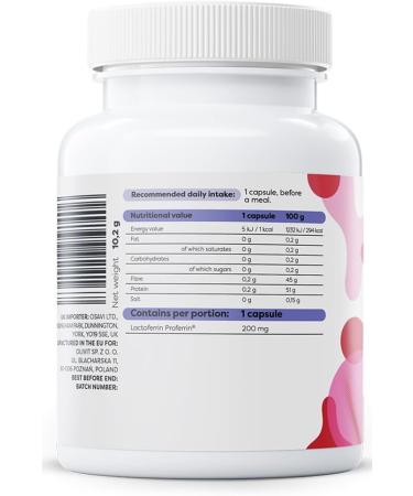 Osavi Lactoferrin 200mg - 30 caps - Buy Online on GoSupps.com
