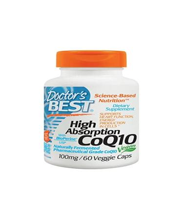 DOCTORS BEST High Abspt Coq10 W/Bioperine 60 CT