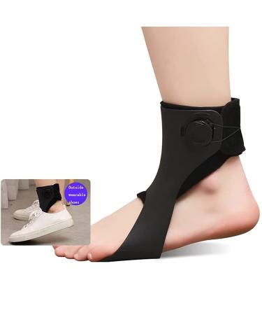 Foot Drop Orthosis Ankle Foot Drop AFO Brace Orthosis Splint Adjustable Foot Drop Brace Stability Support Pads for Night and Day Pain Relief and Relieve Pressure