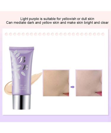 60g Brightening Waterproof BB Cream - Moisturizing Face Makeup & Concealer for All Skin Types - Light Purple - Buy Online on GoSupps.com