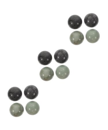 Fomiyes 6 sentences ball marble marble green spiky massage balls Chinese exercise Glockenspiel Massage device Balls for health exercises round fitness balls wrist handgling boccia