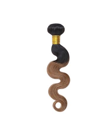 Sego Brazilian Human Hair Bundles | 100% Virgin Body Wave Weave - Natural Black & Chestnut Brown 16 Extensions - Buy Online on GoSupps.com