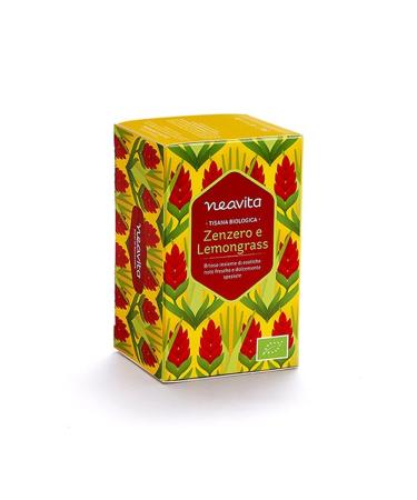 Neavita NEAVITA - Herbal tea with ginger and lime 15 filters - Exotic and slightly citrus notes
