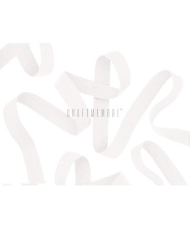CRAFTMEMORE 3/8 Inch Twill Tape Fabric Ribbon Herringbone Bias Binding Tape 36 Yards - Off White - Buy Online on GoSupps.com