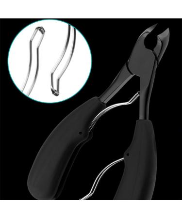 Ipetboom 1pc Double Spring Nail Double Spring Nail Clipper Ergonomic Nail Clipper Black Nail Clipper Nail Clippers Nail Stainless Steel Eagle Mouth Pliers - Buy Online on GoSupps.com