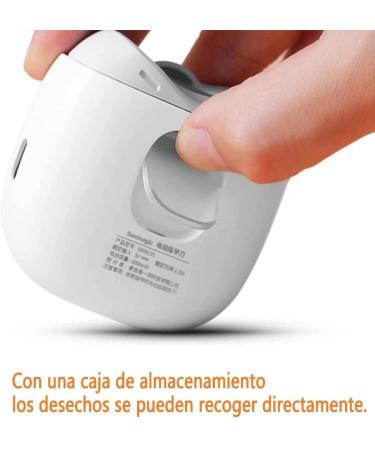 Electric Automatic Nail Clipper with Light & 2 Speeds Fingernail Cutter and File 2 in 1 Design Nail Scraps Storage USB Rechargeable Safety Fingernail Trimmer for Baby Kids Seniors and Adult - Buy Online on GoSupps.com