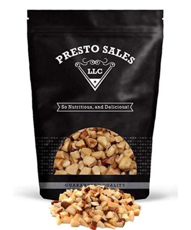 Presto Sales Brazil Nuts - Fresh & Tasty Raw Broken Origin 80 oz. | Keto & Vegan Friendly Snack | Non-GMO & Natural | Resealable 5 lbs. Bag - Buy Online on GoSupps.com