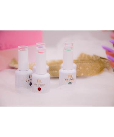 EK Nail Gel Polish 15ml Soft to touch) UV/LED Soak-Off Nail Art Manicure Pedicure for Professional Salon & Home Use - Long Lasting & Easy to Apply (Nude) - Buy Online on GoSupps.com