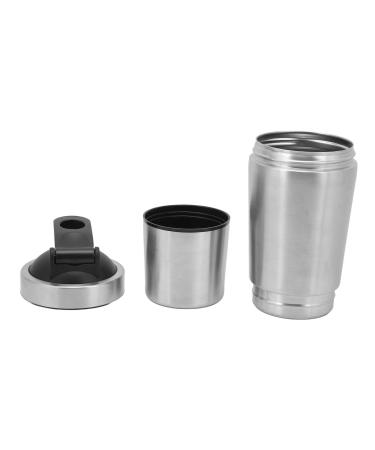 Bouteille Shaker Avec chelle 591ML Shaker De Prot ines En Acier Inoxydable Double Section Shaker Bouteille Pour les Amateurs De Gym Avant Et Apr s L'entra nement