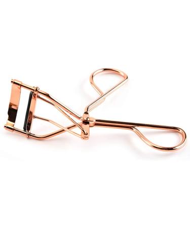 Fliyeong Durable Professional Rose Gold Eyelash Curler Eye lashes Curling Clip Cosmetic Makeup Tools Accessories - Buy Online on GoSupps.com