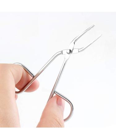 Professional Stainless Steel Eyebrow Tweezers & Scissors | Beveled Tip Beauty Tool for Perfect Eyebrow Shape | Portable & Durable - Buy Online on GoSupps.com