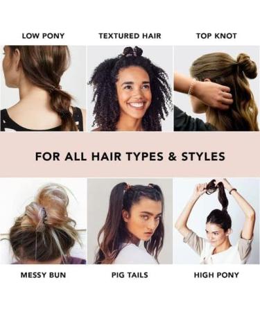 Urbane Corner : Sophisticated Set of 9 Telephone Hair Coils Spiral Hair ties for women in Classic Tones of Ebony Silver and Ivory or (black gray and brown) - Buy Online on GoSupps.com