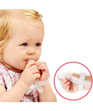 QWERT Silicone Baby Finger Protector - Adjustable Thumbsucking Solution for Kids (Transparent) - Buy Online on GoSupps.com