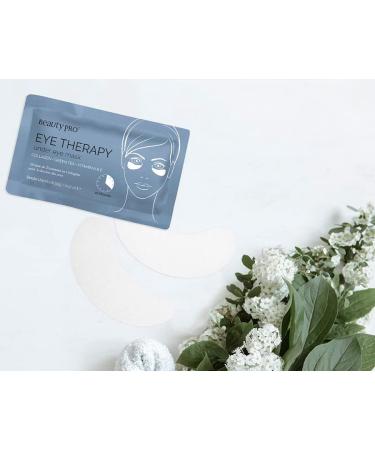 BEAUTYPRO EYE THERAPY Collagen Under Eye Masks with Green Tea Extract - 3 Applications for Puffy Eyes, Fine Lines & Wrinkles | Pamper Gift Set - Buy Online on GoSupps.com