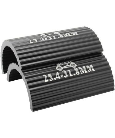 QOONESTL Bike Handlebar Shims 25.4-31.8mm - Aluminum Alloy Spacer Stem Reducer Sleeve - Universal Clamp for Size Reduction - Black - Buy Online on GoSupps.com
