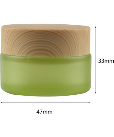 Travel bottlingtravel pots for cream small pots with lids 4 PC 50ml Empty Green Glass Cosmetic Jars with Screw Lid  50g Small Containers Storage Pot for Cosmetic Travel + 4X Spatula (Color : Green S - Buy Online on GoSupps.com